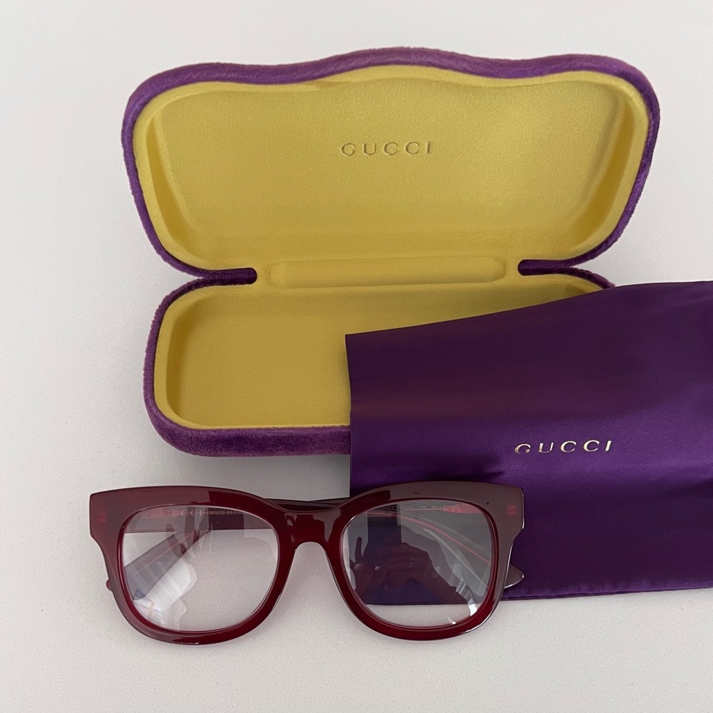 Gucci Readers Eyeglasses GG 00330 RED - Readers 2.0